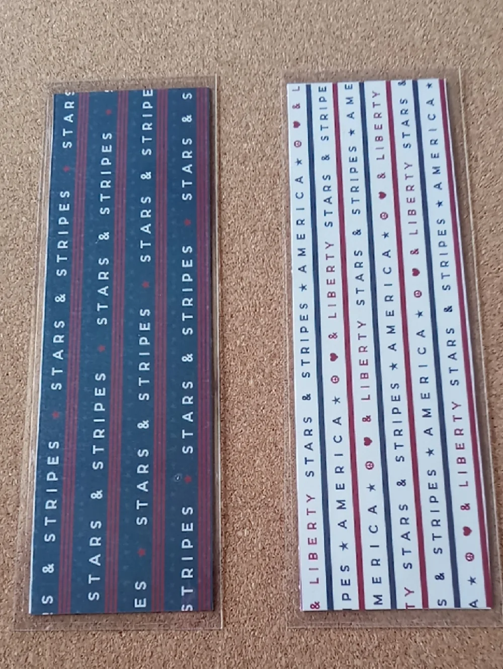 Reversible Patriotic Bookmarks❤️💙